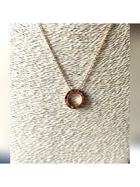 TRÏBE GOLD Colored Stainless Steel Roman Numeral Necklace & Earring Set NWT
